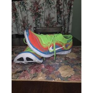 Size 9 - Nike Free Flyknit+ 5.0 Men's Electric Green Running Shoes 615805-316